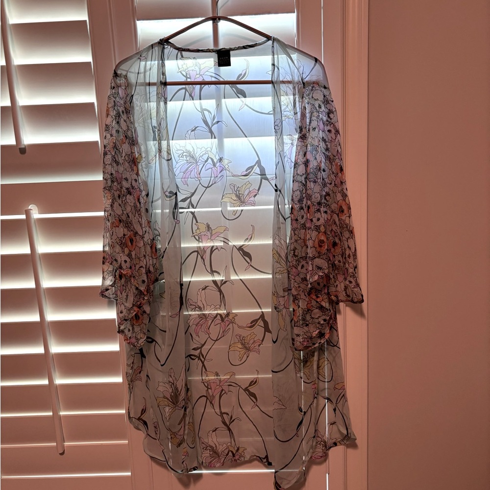 Boho swim cover up, OS